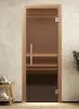 Дверь для сауны DoorWood Favorit, 700мм х 1900мм, без порога, бронза