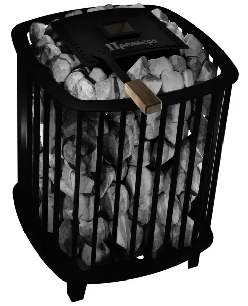 Электрическая печь для бани VVD Премьера Руса 6кВт (с закрытой каменкой) без пульта в интернет-магазине WellMart24.com