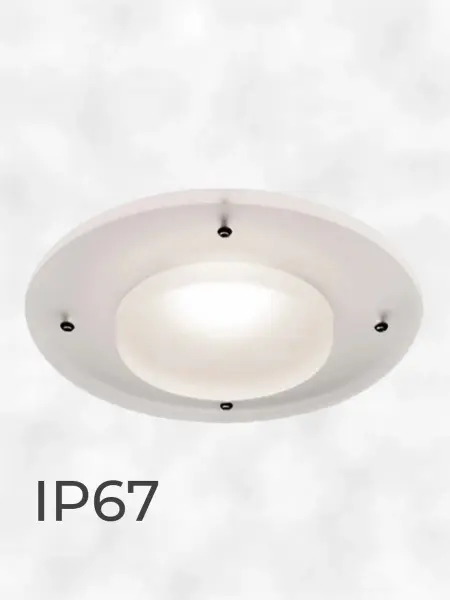 Светодиодный светильник для хамама Cariitti Kuu Satin IP67, 1545239