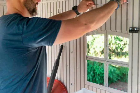 Сарай пластиковый LifeTime, размер 305 x 244 см, 60005