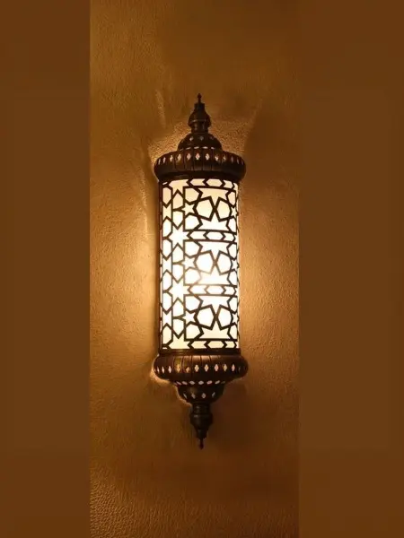 Светильник для хамама W-172BG, латунь