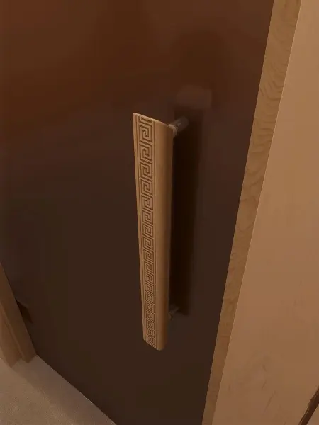 Дверь для сауны DoorWood Favorit, 700мм х 1900мм, без порога, бронза матовая