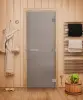 Дверь для сауны DoorWood Эталон, 800 х 2000 мм, без порога, сатин, коробка осина