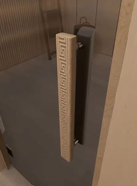 Дверь для сауны DoorWood Faforit, 800мм х 2000мм, без порога, бронза