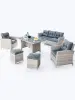 Комплект садовой мебели из искусственного ротанга AFM-311GL Grey