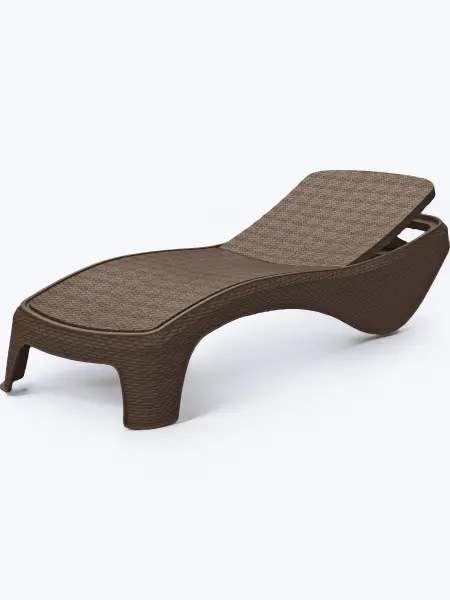 Шезлонг Keter Atlantic, cappuccino 197x74x36 см