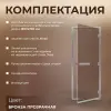 Стеклянная дверь DoorWood бронза, коробка алюминий, 700 х 1900 мм, для хамама