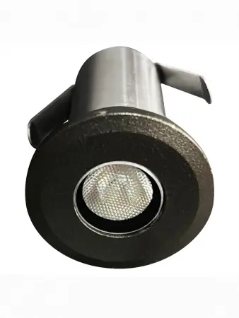 Светодиодный точечный светильник Steam & Water, d=42mm, цвет черный