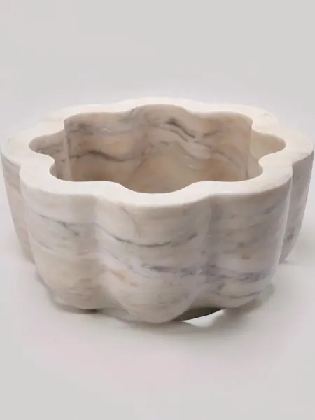 Курна мраморная КМ06 (410х410х200) вес 27,5 кг