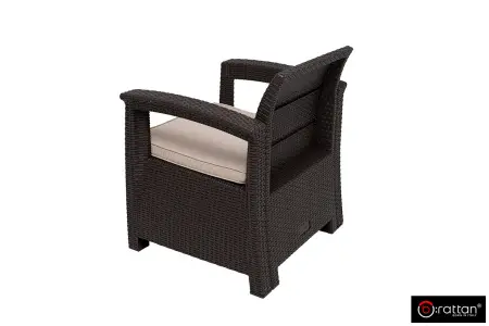 Комплект садовой мебели B:Rattan Comfort 5, венге