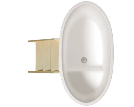 Купель композитная овальная PolarSpa K68S 0,68Х1,30 H=1,1 (сосна натуральная)