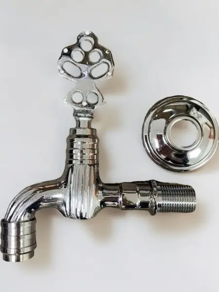 Кран латунный для хамама, цвет хром, 06H