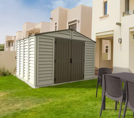 Сарай пластиковый Duramax Wood Bridge Plus 10,5x10,5' ft, 40224-2