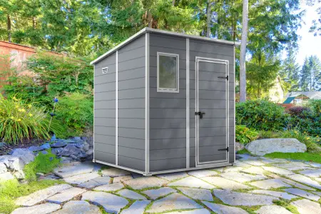 Сарай пластиковый Keter Manor Pent 6x6' ft, серый