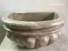 Курна для хамама из мрамора КP-60 (430х350х250) вес 40 кг