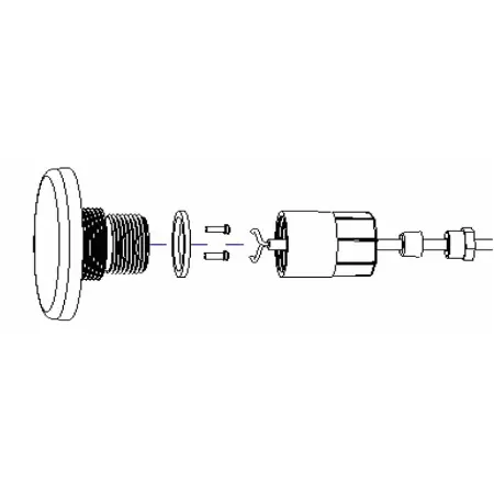 Прожектор компактный светодиодный Aquaviva LED028 99LED, RGB, 6W, с закладной