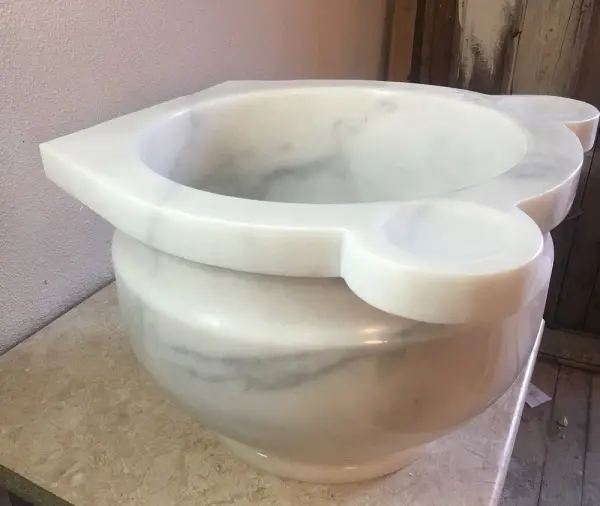 Курна мраморная KP-02 (440х430х300) вес 30 кг