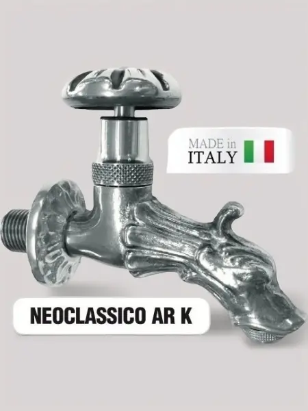 Кран латунный для хамама Morelli Neoclassico Chromato