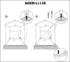 Сарай пластиковый Keter Manor 6x5' ft DD TWF, серый