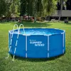 Каркасный бассейн Summer Waves 305х107см, лестница, тент и настил в комплекте, Р20-1042-Z