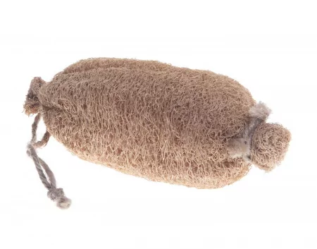 Мочалка натуральная RENTO из люфа с Гималайской солью