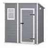 Сарай пластиковый Keter Manor Pent 6x4' ft, серый