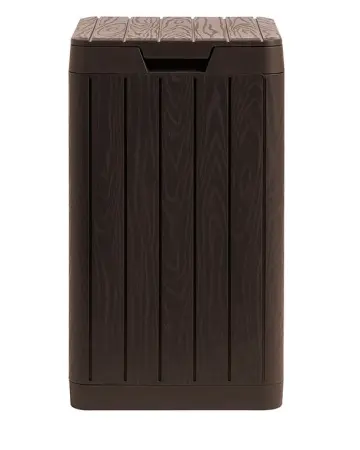 Мусорный бак Toomax 80л , коричневый