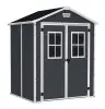 Сарай пластиковый Keter Manor 6x5' ft DD TWF, серый