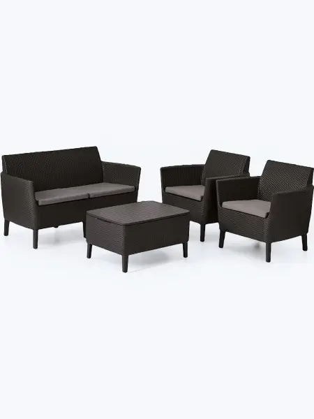 Комплект садовой мебели Keter Salemo set, brown