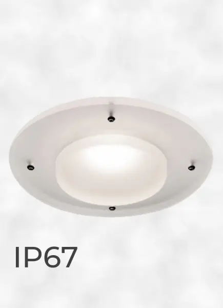 Светодиодный светильник для хамама Cariitti Kuu Satin IP67, 1545239