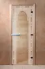 Дверь для сауны DoorWood Восточная Арка, 700 х 1900 мм, без порога, прозрачная, коробка ольха