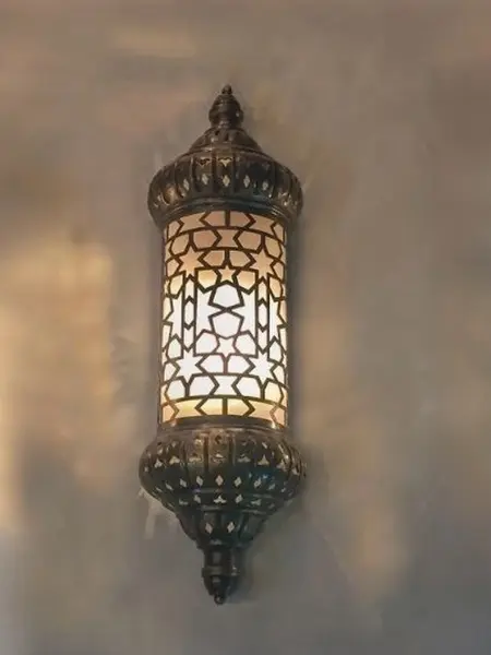 Светильник для хамама WY-172GM, латунь