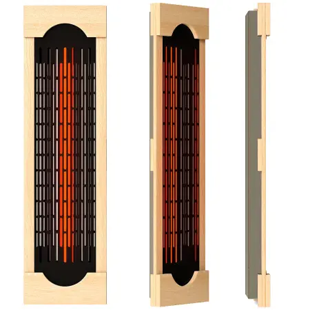 Комплект керамических инфракрасных излучателей «UrFine» серия B3 (7 инфракрасных излучателей)
