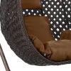 Подвесное кресло из искусственного ротанга AFM-250B-L Brown