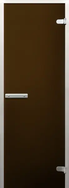 Дверь для турецкой парной DoorWood Hamam Light 800мм х 2000мм, бронза