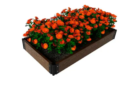 Доска Holzhof для грядок, клумб, цветочниц 2950х150х25мм, коричневый.