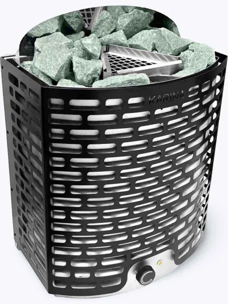 Электрическая печь для бани Karina Optima Steam 6 кВт, со встроенным управлением в интернет-магазине WellMart24.com