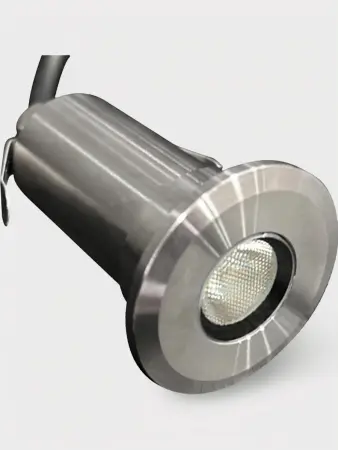 Светодиодный точечный светильник Steam & Water, d=42mm, цвет алюминий