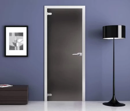 Дверь стеклянная межкомнатная MaybahGlass Classic CC06, 700х2000, серое матовое