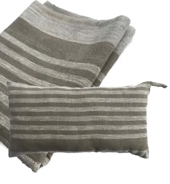 Набор для сауны Linen Steam Cappuccino Premium, лён 100%