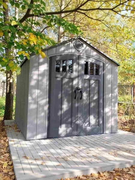 Пластиковый сарай WoodLook LifeTime 244 x 305 см, 60295