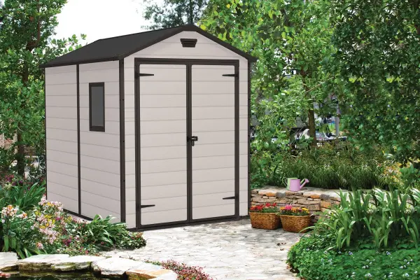 Сарай пластиковый Keter Manor 6x8' ft DD, бежевый