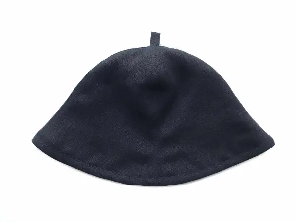 Набор для сауны подарочный Linen Steam Аnthracite Premium, мужской, лён 100%, шапка, рукавица, килт