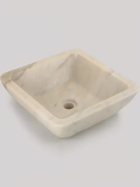 Раковина мраморная РМ07 (400х400х150) вес 26 кг