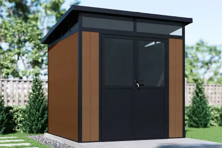 Сарай из древесно-полимерного композита Defender 7x7' ft, 4.24 кв.м.