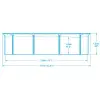 Каркасный бассейн Bestway Hydrium Pool, 360х120см, фильтр-насос в комплекте, 56574