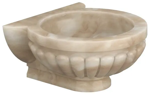 Курна мраморная КМ53 (500х500х250) вес 66 кг