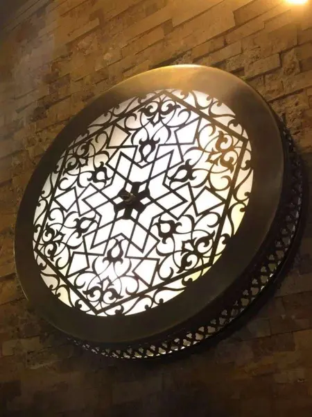 Светильник для хамама WY-380-44, латунь