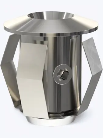 Комплект насадок Cariitti CR-03, хром, 6 штук, 1532613