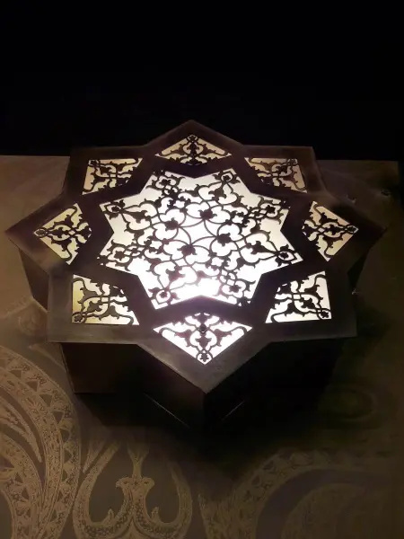 Светильник для хамама WO-30YA, латунь